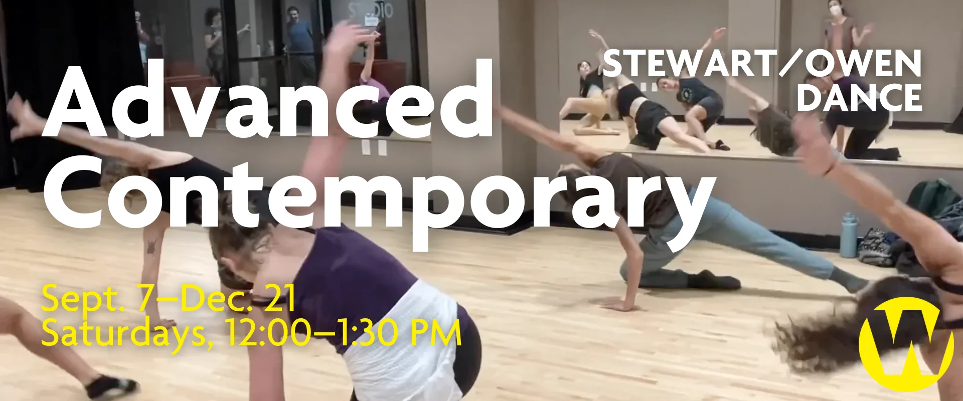 Advanced Contemporary with Stewart/Owen Dance, Saturdays, 12:00-1:30 PM, Sept. 7-Dec. 21