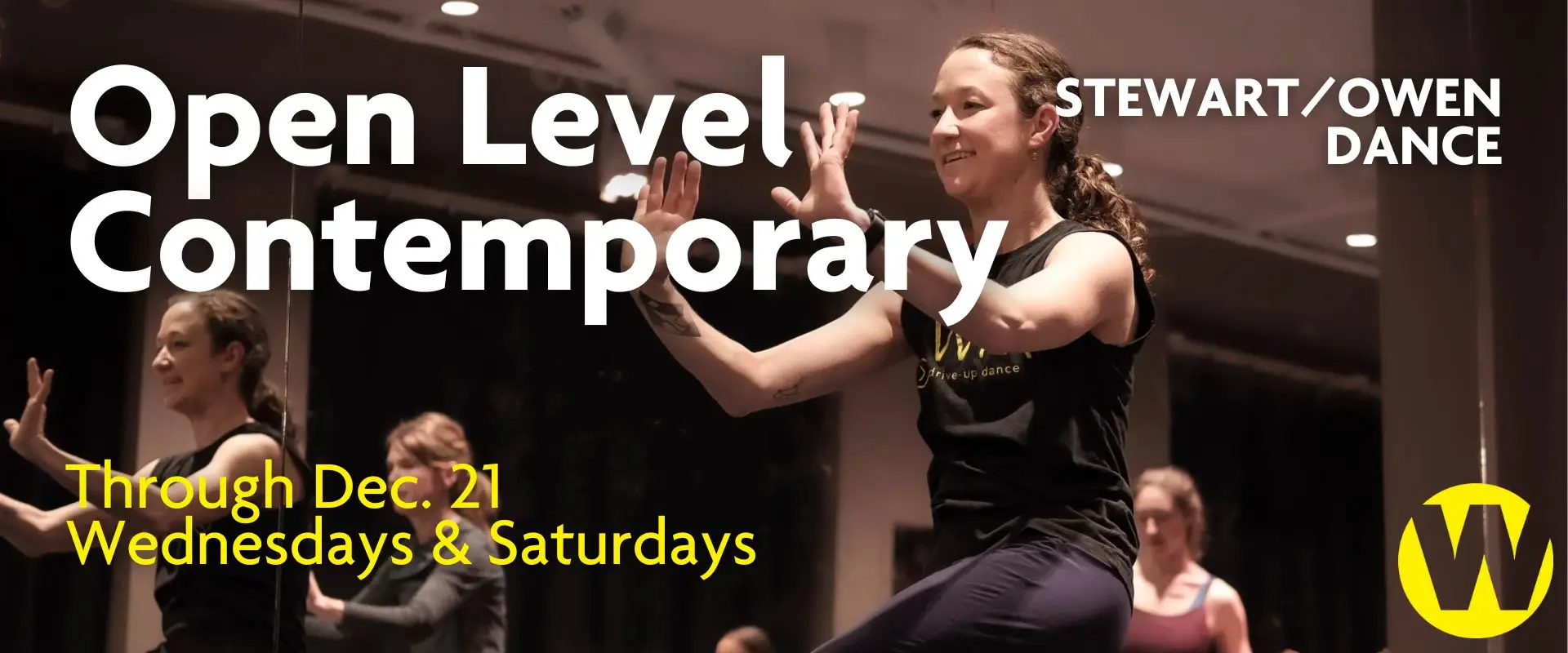 Open Level Contemporary with Stewart/Owen Dance, Wednesdays & Saturdays through Dec. 21