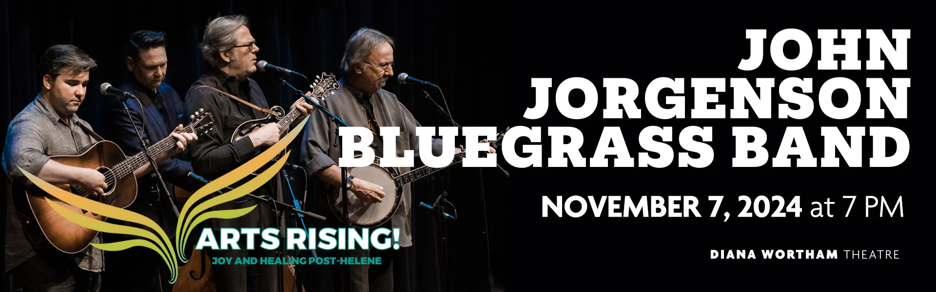 J2B2: John Jorgenson Bluegrass Band, Thursday, November 7 at 7 PM. An ARTS RISING! performance.