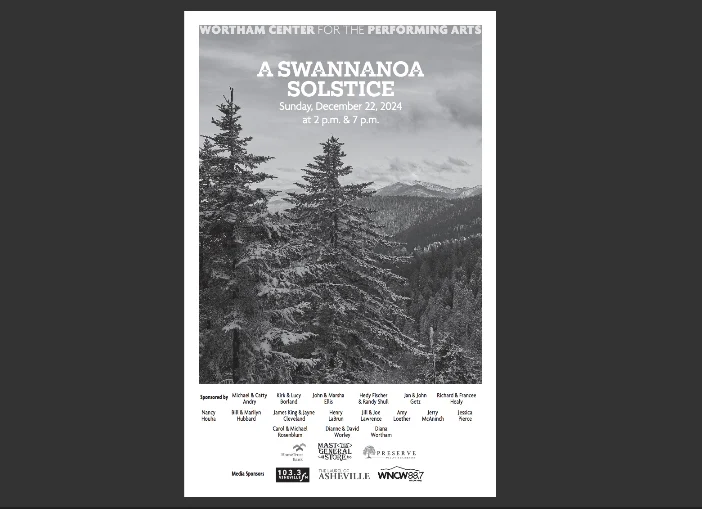 A Swannanoa Solstice playbill program cover