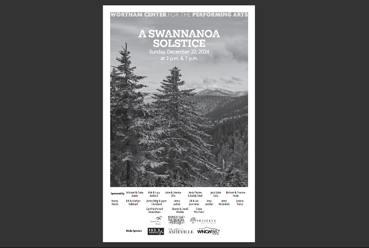 A Swannanoa Solstice playbill program cover